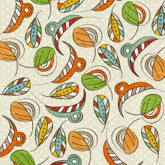 Seamless pattern with leaf N39