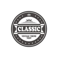 vintage sticker label N585