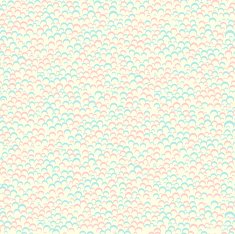 Seamless simple retro geometrical pattern of pastel colors
