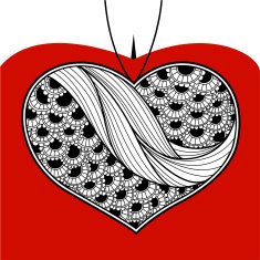 Greeting card for Valentine's day