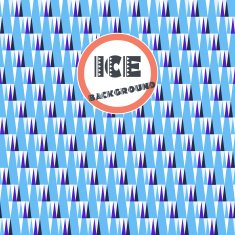 seamless pattern imitation of a prickly ice