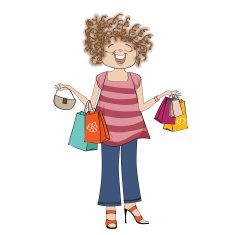 woman at shopping N3