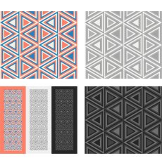 Fashion pattern with triangles N4