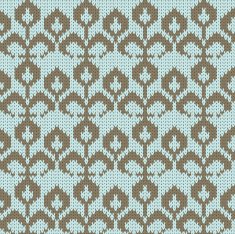 Vector knitted flower background N6