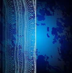 Template frame design for card with lace ribbon N2