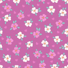 Vector seamless pattern with flowers Perfect for wallpapers