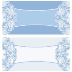 Greeting card with oriental pattern N11