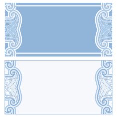 Greeting card with oriental pattern N12