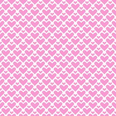 Simple seamless geometric pattern with hearts