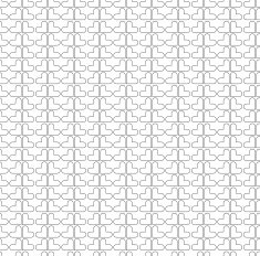 Simple seamless geometric pattern with white background