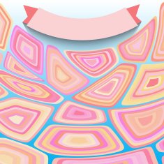Geometric color background with 3d place for text N3