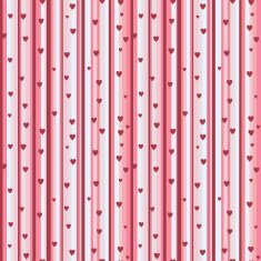 Romantic seamless pattern with hearts N9