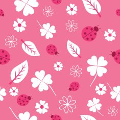 Seamless pattern on leaves theme N2
