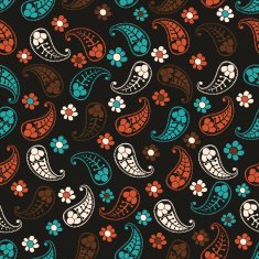 Seamless paisley texture for your design Endless pattern with p N9