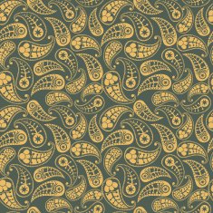 Seamless paisley texture for your design Endless pattern with p N11