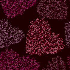 Romantic seamless pattern with hearts N50