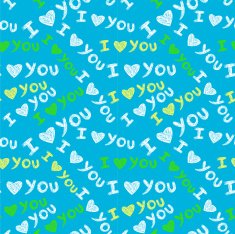 Romantic seamless pattern with hearts N60