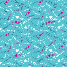 Romantic seamless pattern with hearts N85