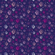 Romantic seamless pattern with hearts N92