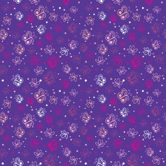 Romantic seamless pattern with hearts N93