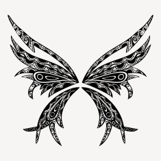 tattoo butterfly vector version is in my portfolio N2