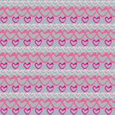 Romantic seamless pattern with hearts N95