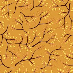 seamless pattern with leaf autumn background N21