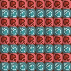 Seamless heart pattern N11