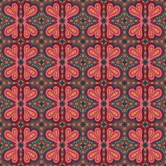 Ethnic love heart pattern N4