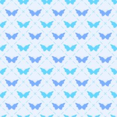Seamless pattern with bitterflies