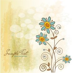 seamless pattern background with flowers N15