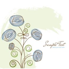 seamless pattern background with flowers N16