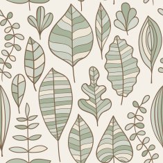 Seamless pattern with leafs N7