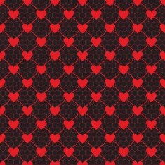 lace pattern with heart