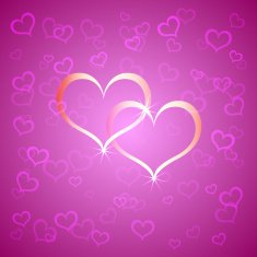 Vector pink Saint Valentines background N2