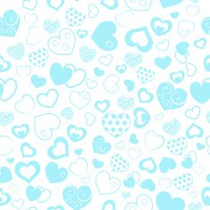 Seamless pattern of hearts N12