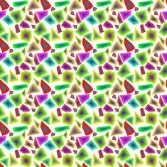 Seamless geometric pattern in various shapes and color N4