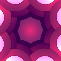 Abstract purple paper round shapes background