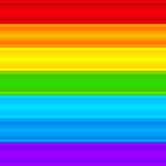 Horizontal rainbow plastic stripes abstract vector