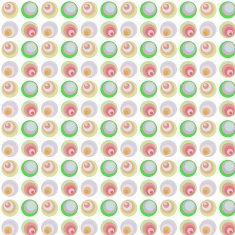 Abstract geometric circle seamless background on white N2