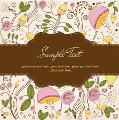 seamless pattern background with flowers N36