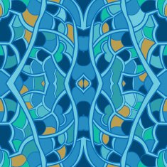 Tile mosaic ornament