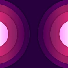 Abstract purple paper round shapes background N4
