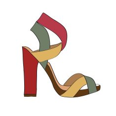 Shoes on a high heel N5
