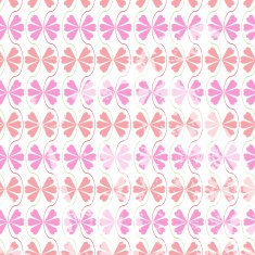 Seamless grunge pattern background hearts flower pink