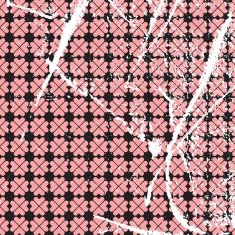 Seamless grunge pattern background hearts flower pink N4