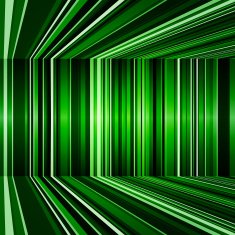 Abstract warped green stripes colorful background N2