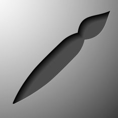 brush abstract icon vector style N3