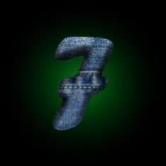 vector jeans letter N2