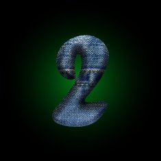 vector jeans letter N7